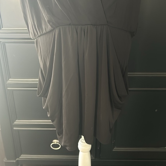 Rachel Ray draped black dress, size small. - Picture 3 of 6